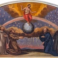 Obraz w zwieńczeniu ołtarza Jezus przed Piłatem