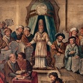 Fragment obrazu głównego ołtarza Jezus przed Piłatem