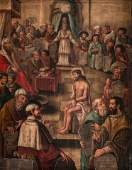 Obraz główny ołtarza Jezus przed Piłatem
